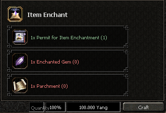 Item Enchant